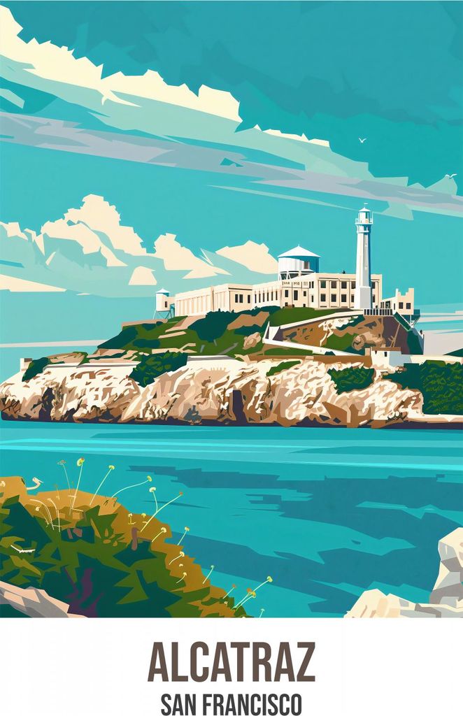 Plakat 61x91,5cm Alcatraz