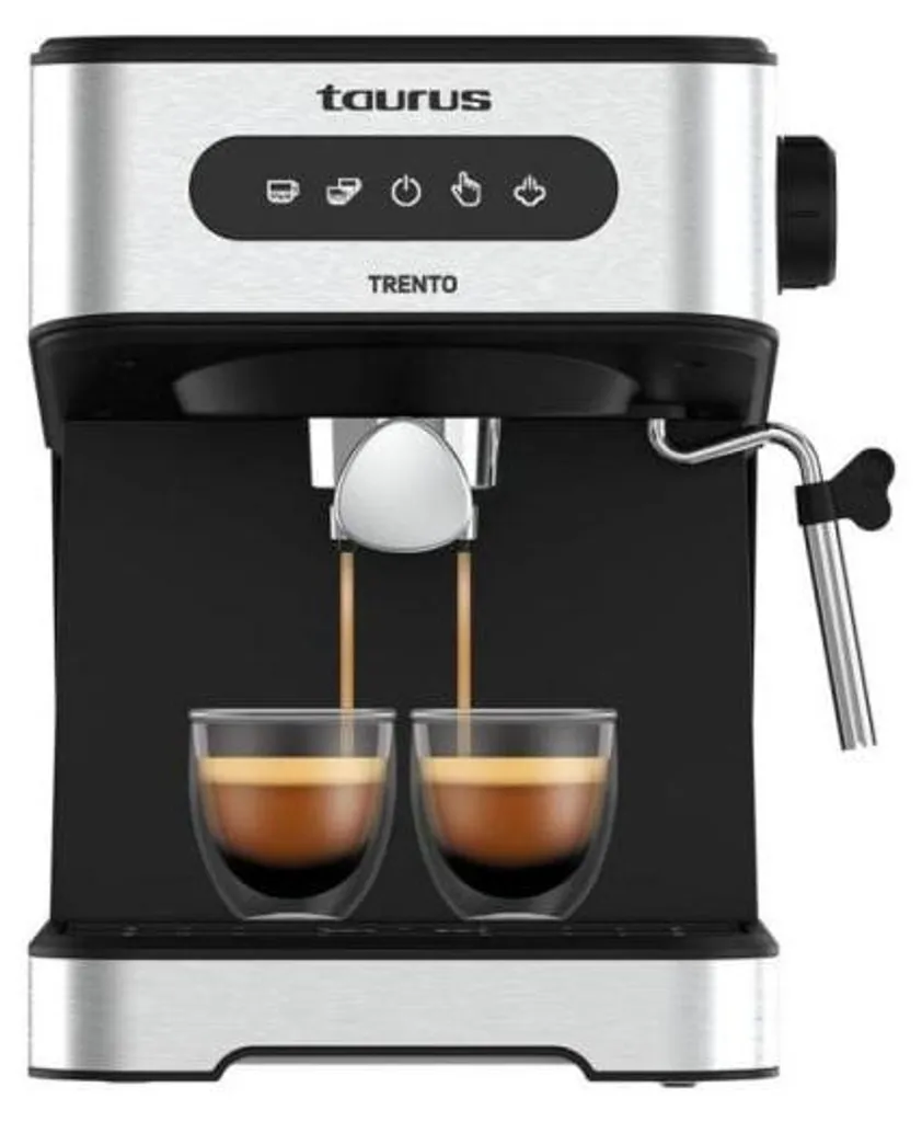 Machine à espresso Taurus Trento 20 bars - Cafetière Inox Touch Control