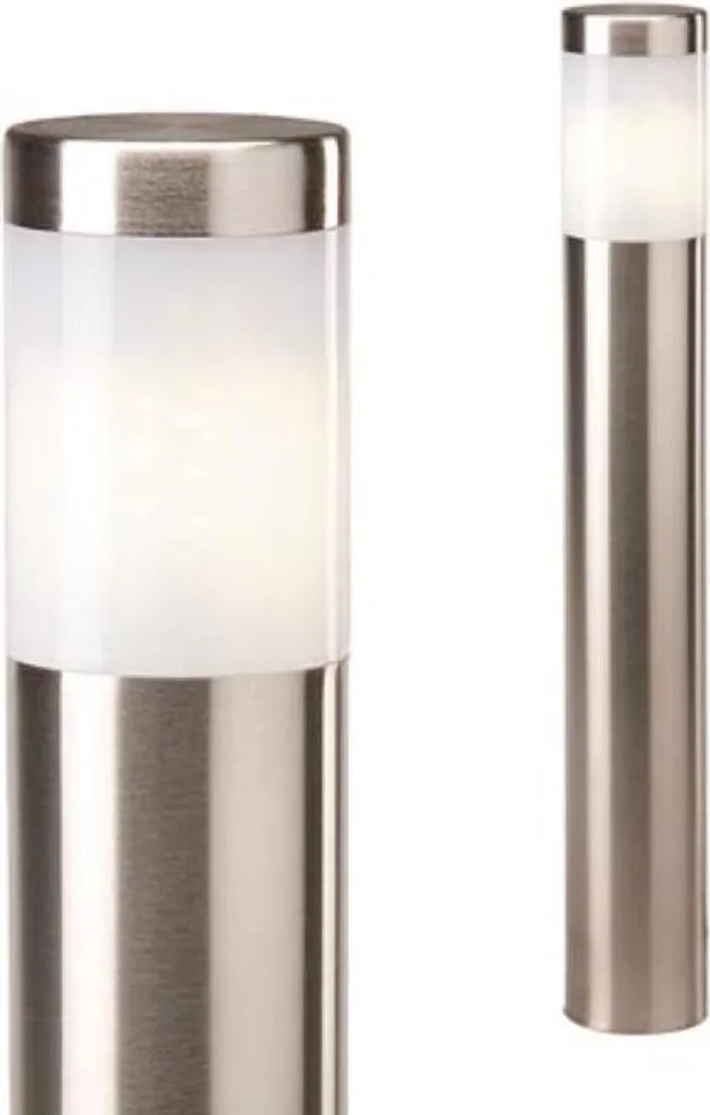 Borne Lumineuse LED 12V Albus pour Balisage de Jardin et Allée Inox