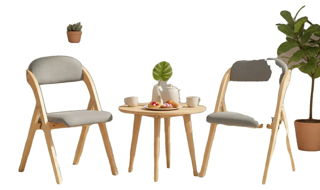 Chaise pliante gain de place idéale pour recevoir vos invités à table