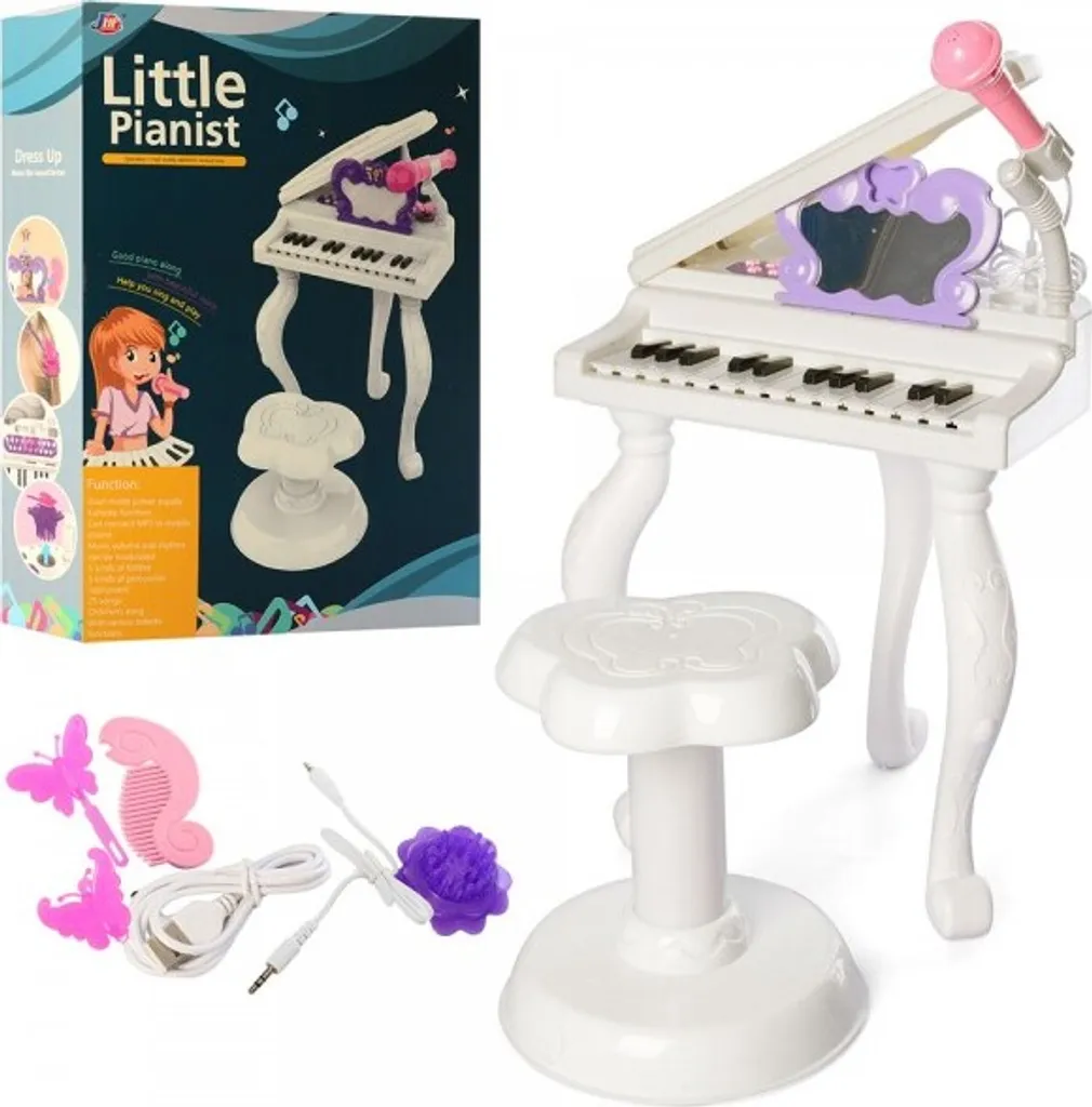 Piano Enfant J93-01 avec Micro - Développe l'Eveil et la Confiance