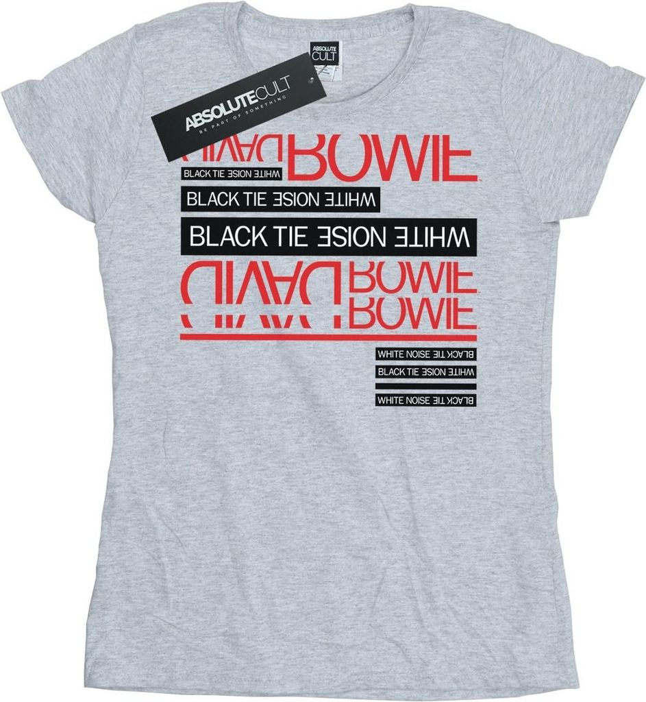 David Bowie - T-Shirt für Damen BI16782 (L) (Grau)