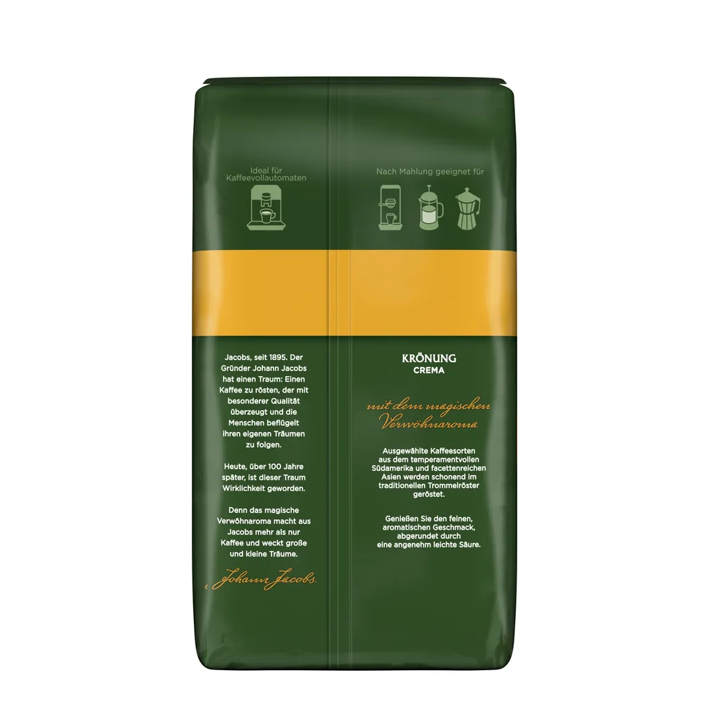 Jacobs Krönung Ganze Bohne Angebot 1000g Jacobs Krönung Crema | ganze Bohne | 1000g | Kaufland.de