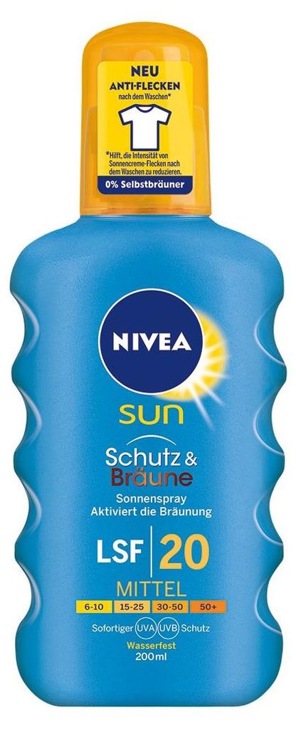 Nivea Sun Sprej na opalování SPF 20 Voděodolný 200ml Obrázek produktu 