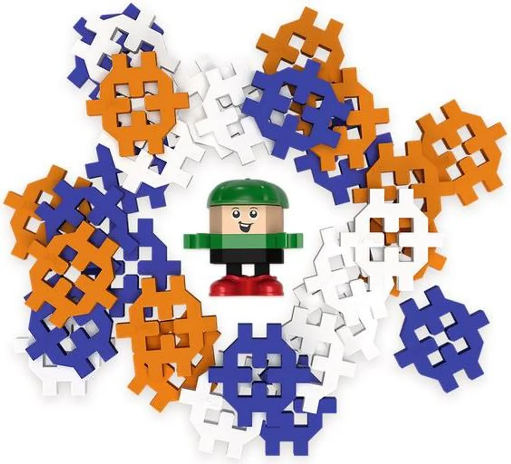 Trefl Connect Pocket 35 Adi 61981 : Blocs de Construction Emboîtables