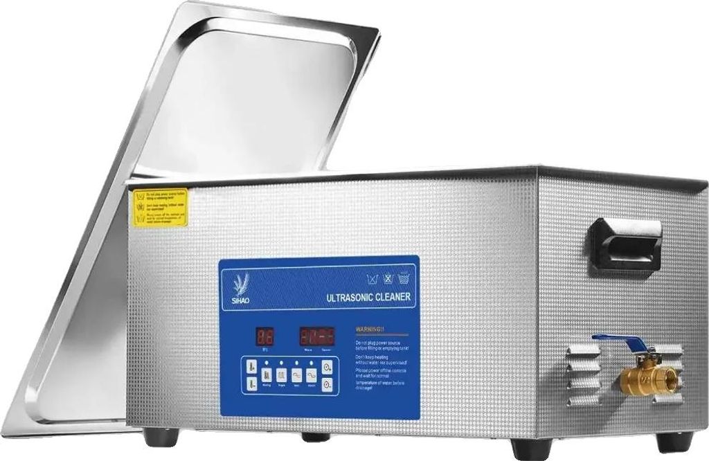 Ultraschallreiniger, kompaktes Design, effiziente Reinigungstechnologie, 22L Blau