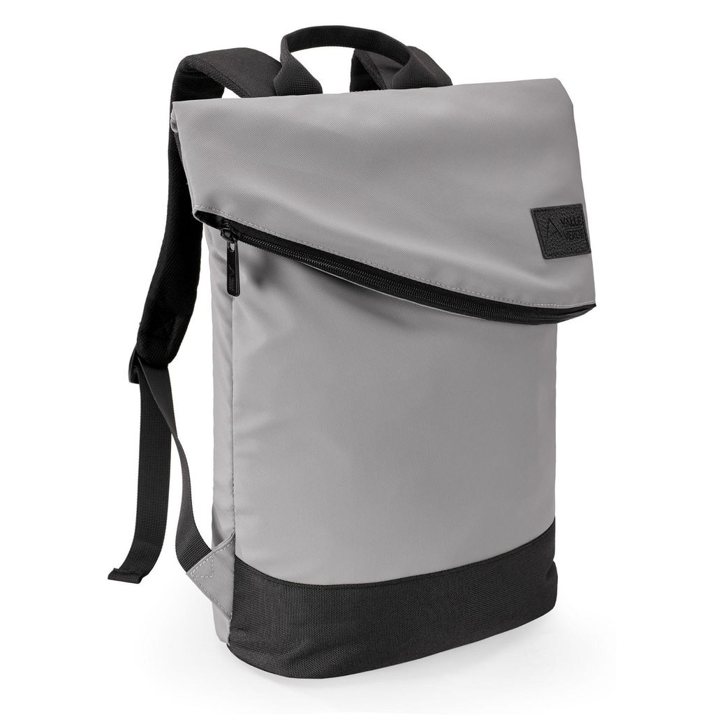 Valle Verde Rucksack MALAGA Grau mit 15,6" Laptopfach Tagesrucksack 16L Damen Herren 41x33x12 cm Urban Style Vielseitig Wasserabweisender Oberstoff