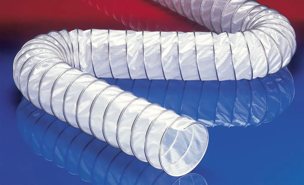 Tubo Flessibile PE Ø 60mm Lunghezza 6m - Tubo Aspirazione con Profilo Serraggio