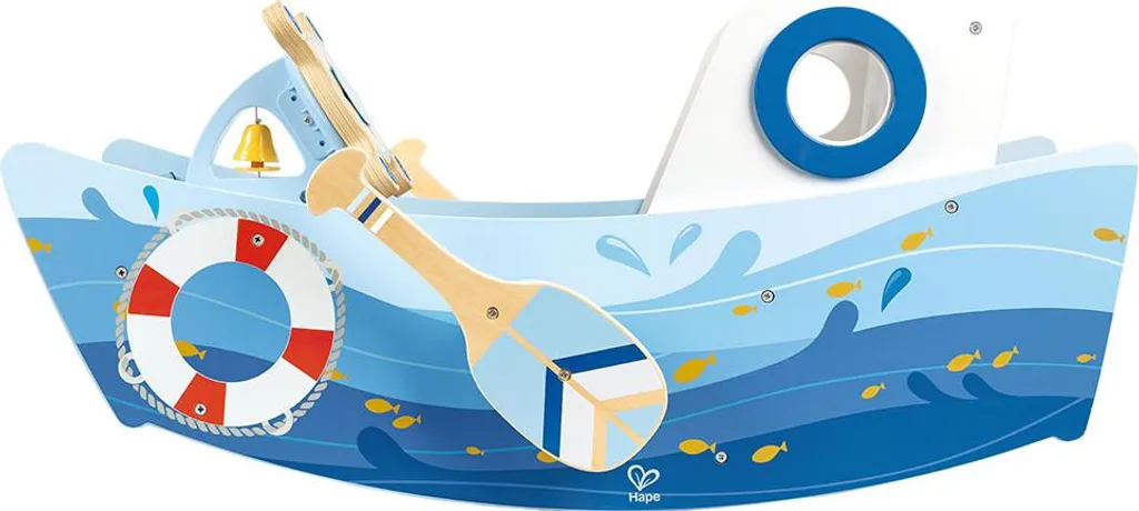 Bateau à Bascule Hape Bleu : Solution Éveil et Équilibre des Petits - 5