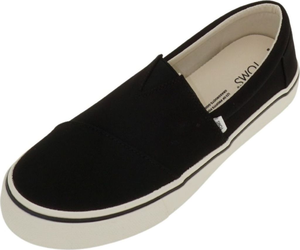 Toms Alpargata Fenix Slip On Black Größe EU 45