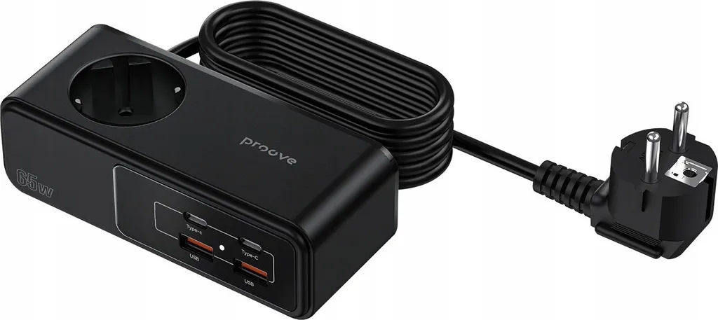 Rallonge Electrique Multiprise avec Chargeur USB-C 65W Rapide Intégré - 3