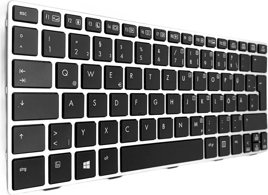 Clavier AZERTY Argent avec Rétroéclairage pour HP EliteBook Revolve 810 G3