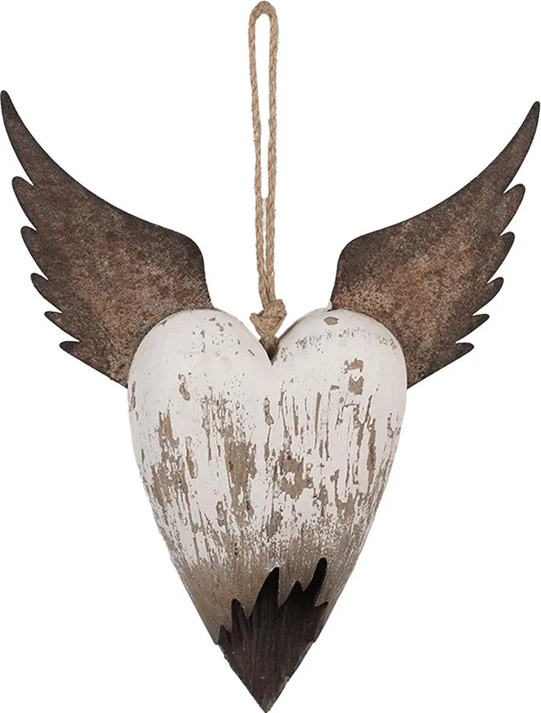 Cœur Déco Mural 25x30 cm : Habillez vos Murs Vides avec du Bois Chic