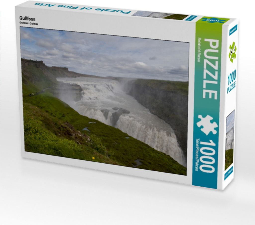 Calvendo Gullfoss 1000 Teile Puzzle quer 640x480mm, Ratzer Reinhold; 7305223