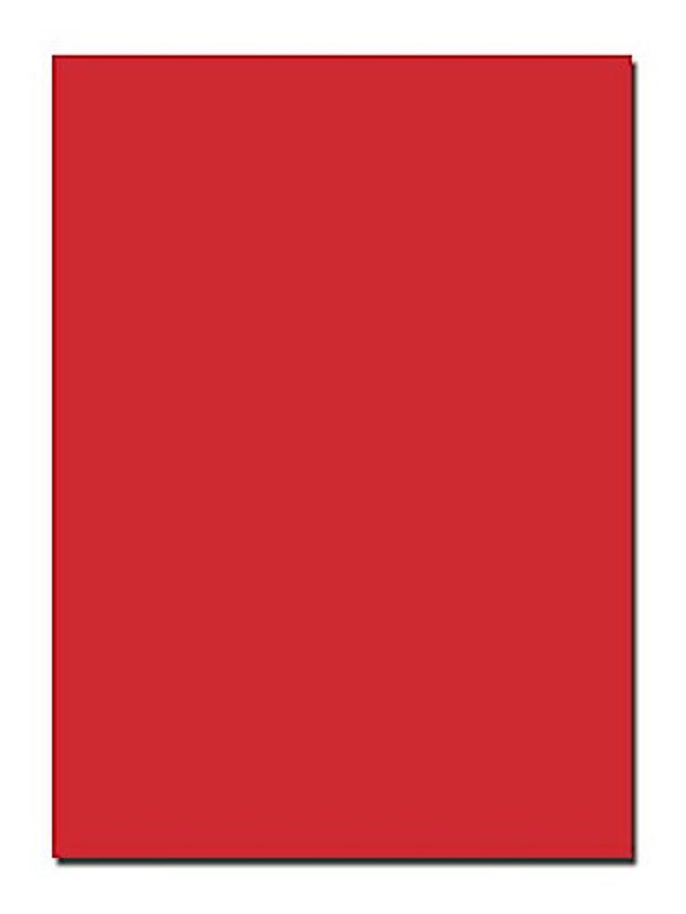 Folia Tonzeichenpapier, 50x70cm, hochrot, 1 Bogen