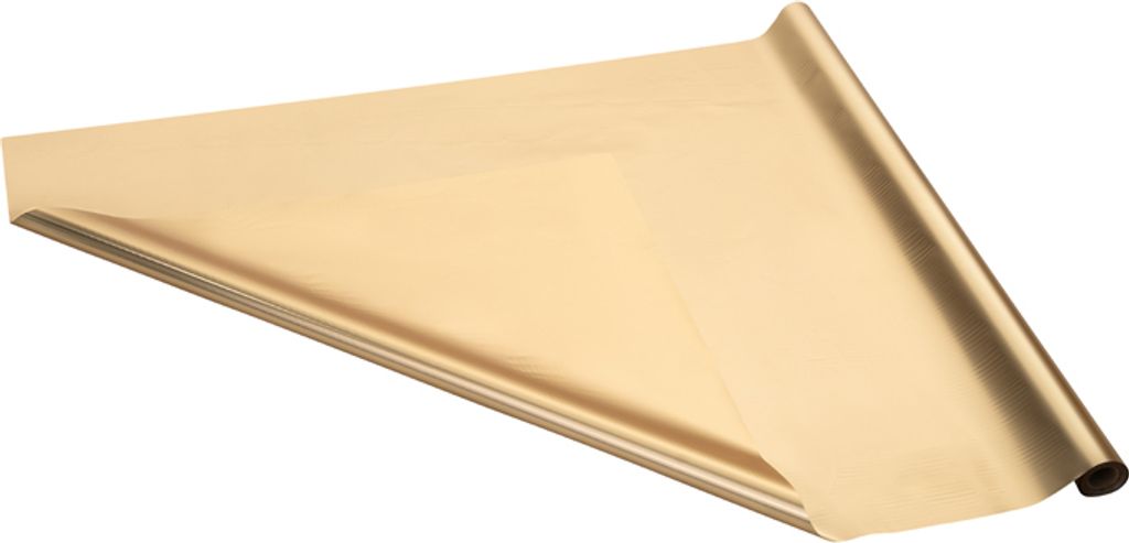 16 Rollen Satin-Dekorfolie, Luxusgold, 0.8x25m