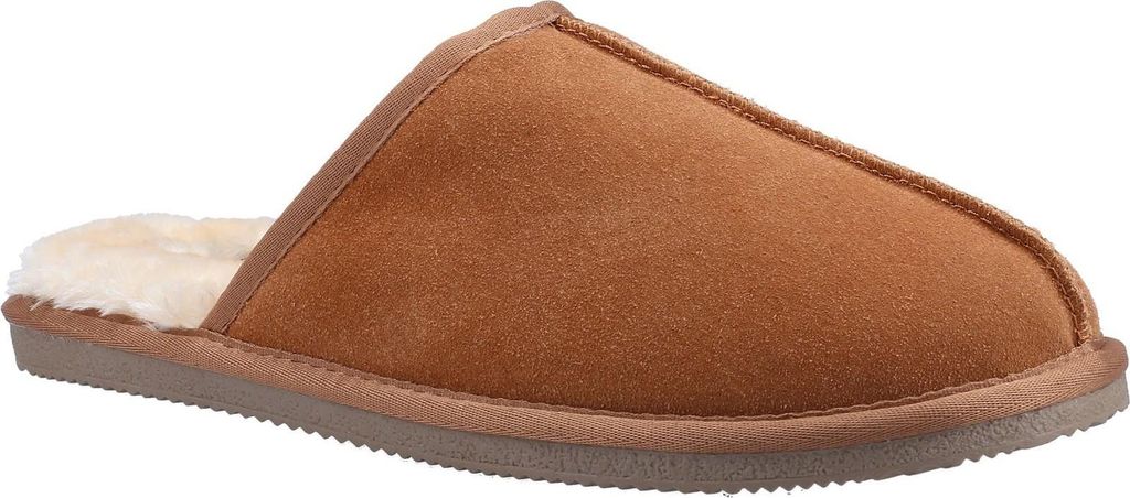 Hush Puppies - Herren Hausschuhe "Coady", Wildleder FS9461 (40 EU) (Hellbraun)