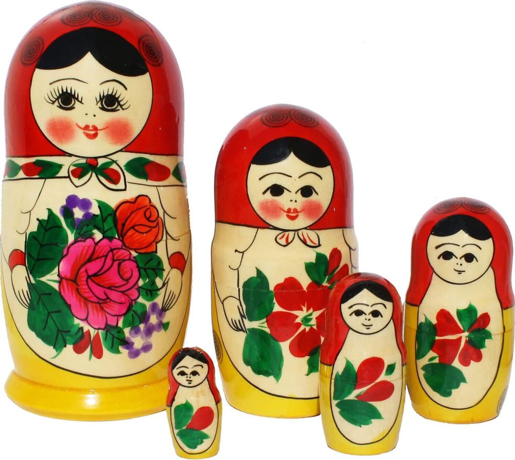 Matroschka Puppen russische Babuschka Matrjoschka Original Produktbild 