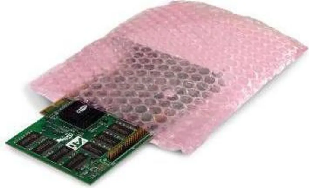 Évitez les pannes ESD avec le sachet à bulles antistatique rose 150x200mm