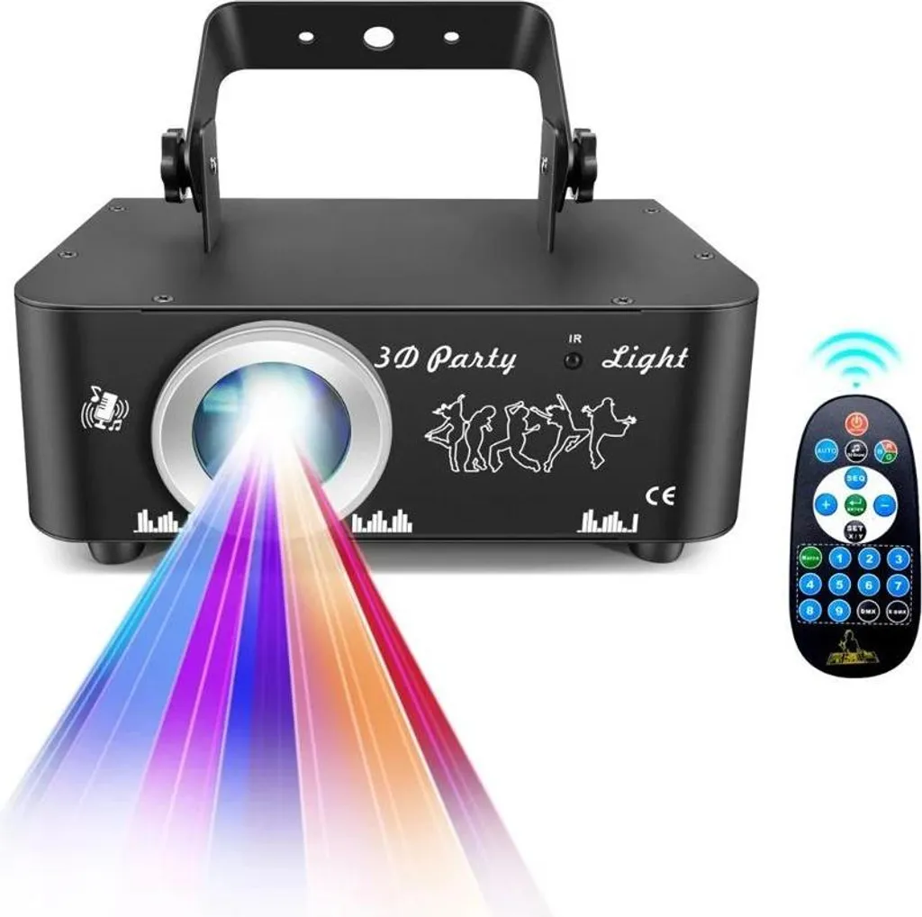 Projecteur laser couleurs RVB pilotage DMX professionnel - Effets Pro