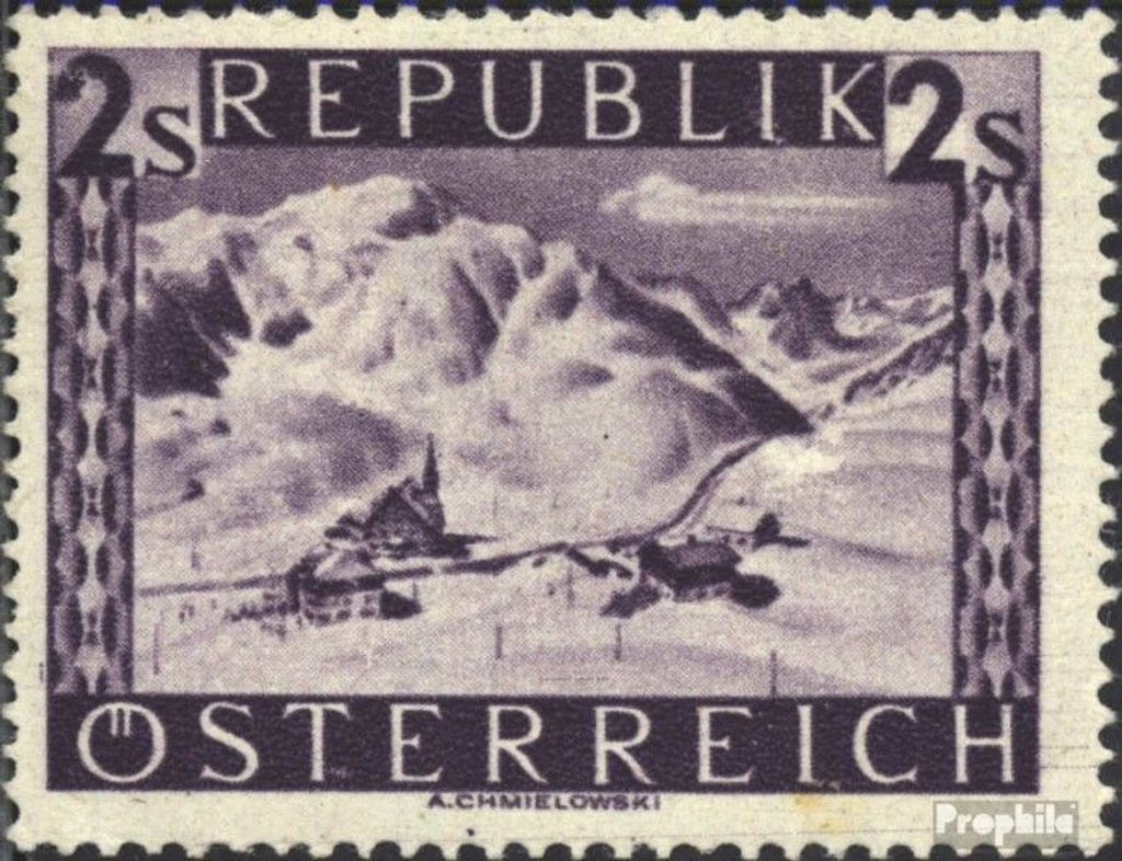 Briefmarken Österreich 1947 Mi 851 postfrisch Landschaften
