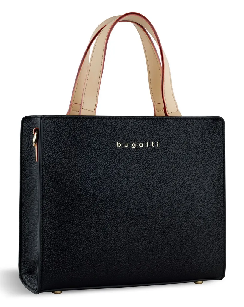 bugatti Borsa Ella Mini Black - Mini Shopper Donna Tracolla Nero - 2