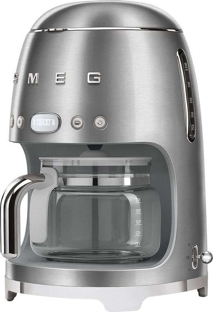 Smeg DCF02SSEU, Kávovar, 1,4 L, Mletá káva, 1050 W, Obrázok produktu 