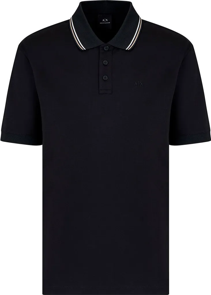 Polo Armani Exchange Noir pour tenue de bureau ou sortie chic Taille S