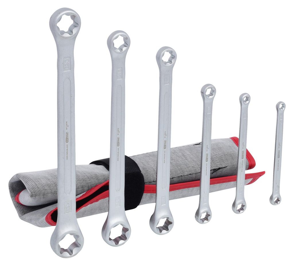 KS Tools TX-E-Doppel-Ringschlüssel-Satz, 6-tlg