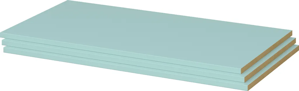 Étagères Gry menthe pour armoire : extension de rangement modulable
