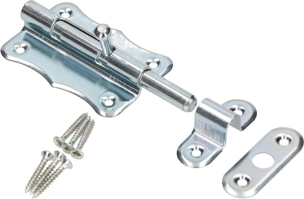 KOTARBAU Türriegel 75 mm Grendelriegel Schlossriegel Verriegelung Schieberiegel Torriegel Möbelriegel Schubriegel Bolzenriegel