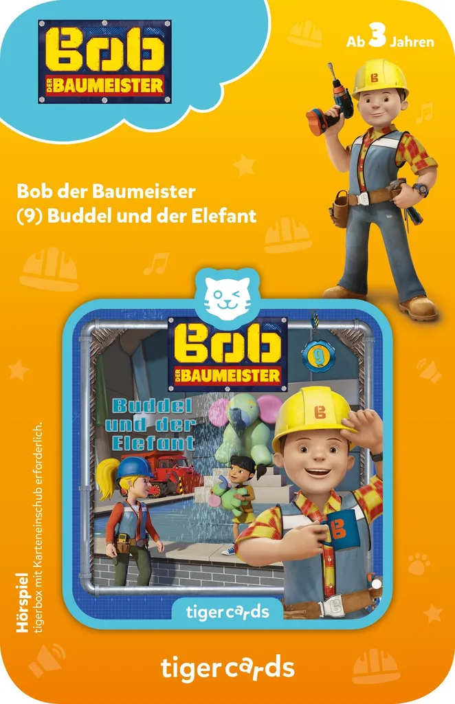 tigercard Bob le Bricoleur Épisode 9 Buddel l'éléphant pour tigerbox