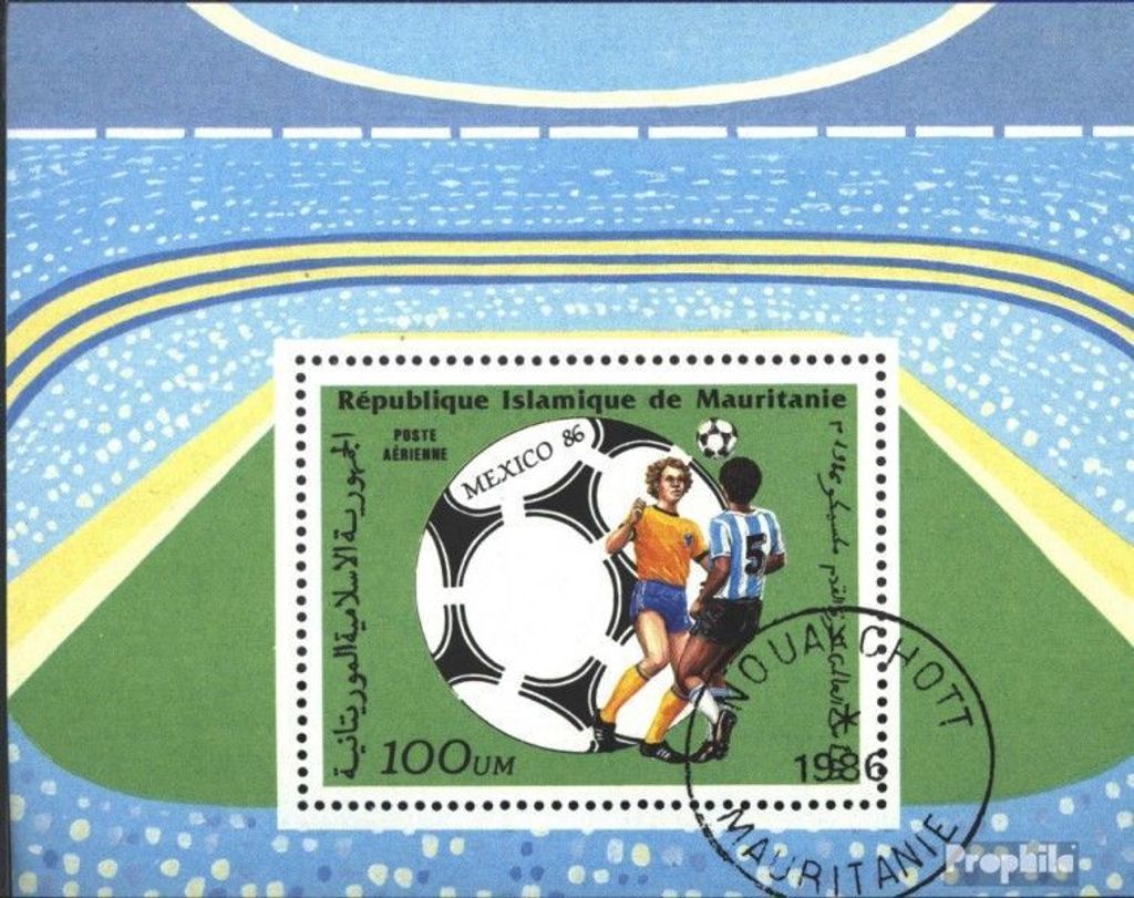 Briefmarken Mauretanien 1986 Mi Block64 (kompl.Ausg.) Produktbild 