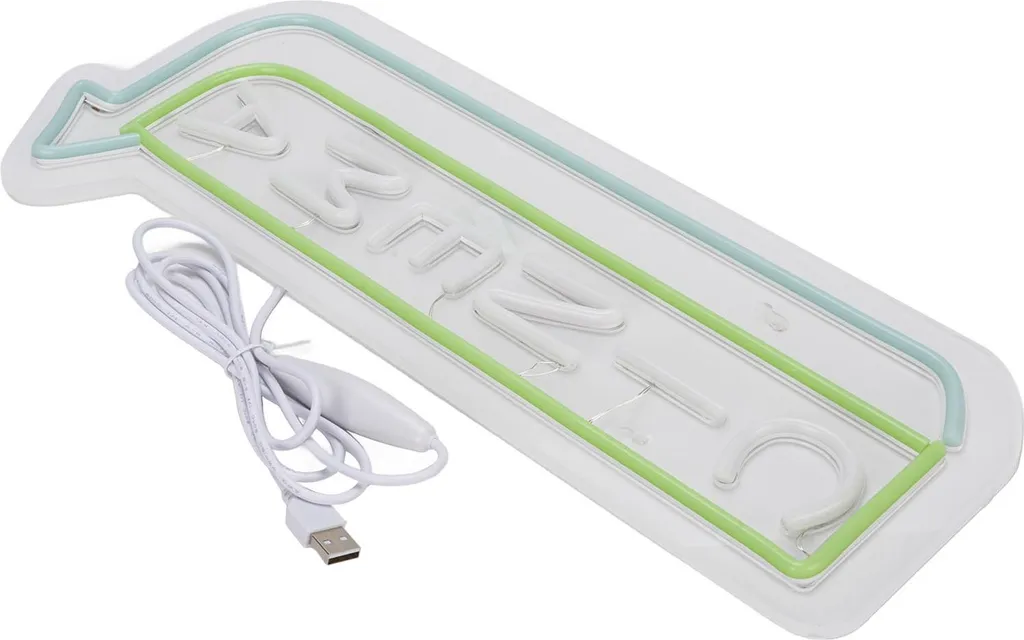 Enseigne lumineuse LED cinéma avec flèche directionnelle réglable