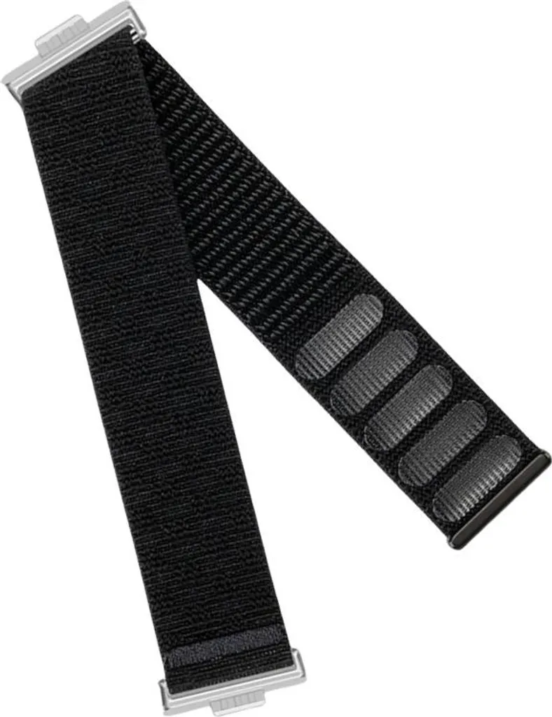 INF Cinturino elastico in nylon a strappo per Huawei Watch Fit 4 Pro Nero