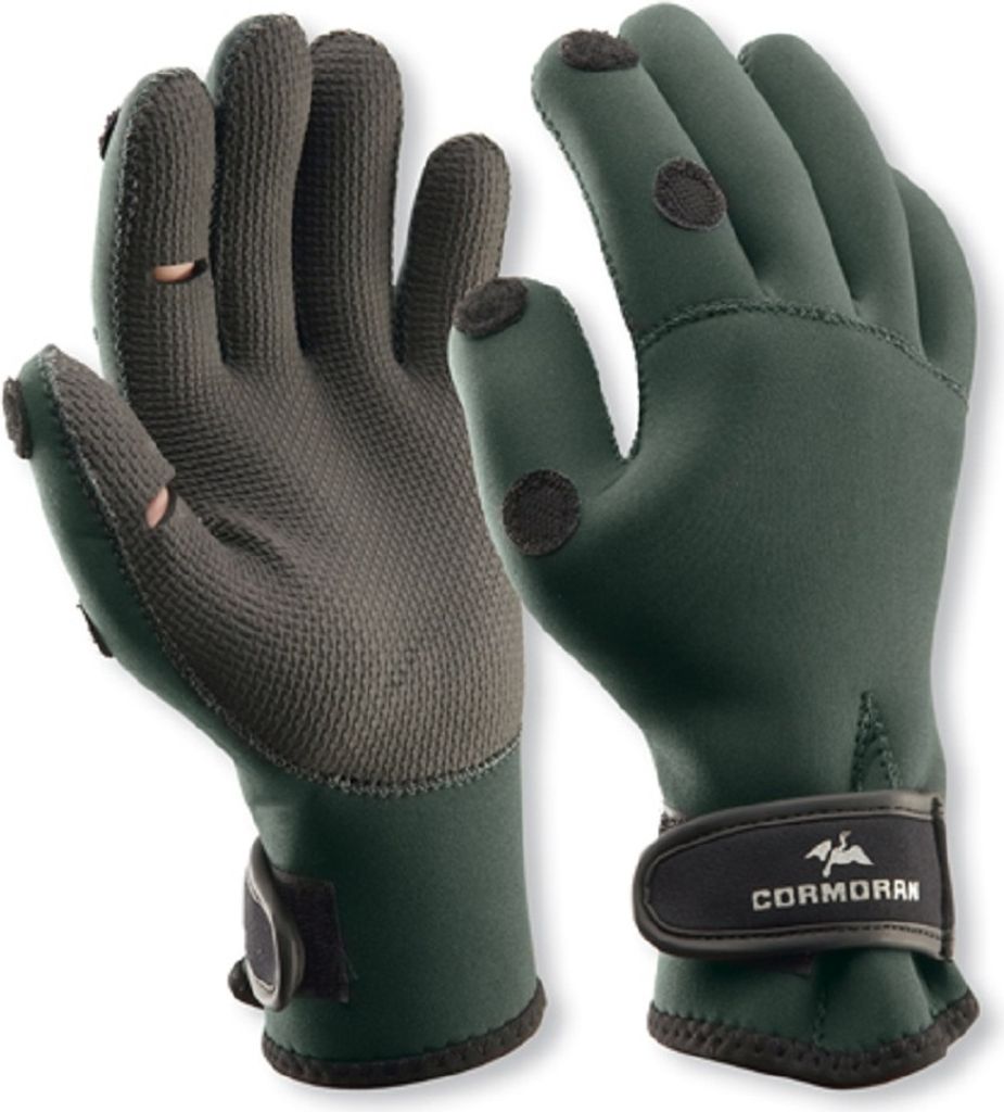 CORMORAN Neopren, M, grün-schwarz, Handschuhe, Modell 9410 , 94-10002