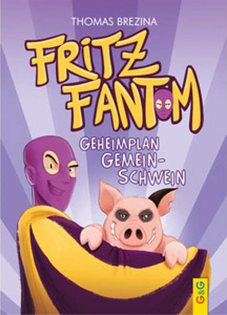 Livre de poche Fritz Fantom Geheimplan Gemein-Schwein pour jeunes fans
