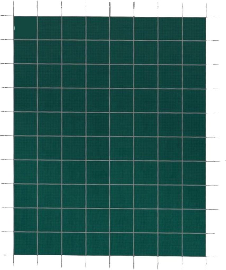 Schwimmbadabdeckung – Rechteckig – Poolabdeckung – Polypropylen – 6 × 12,8 m – Mit Erdankern & Installationsset