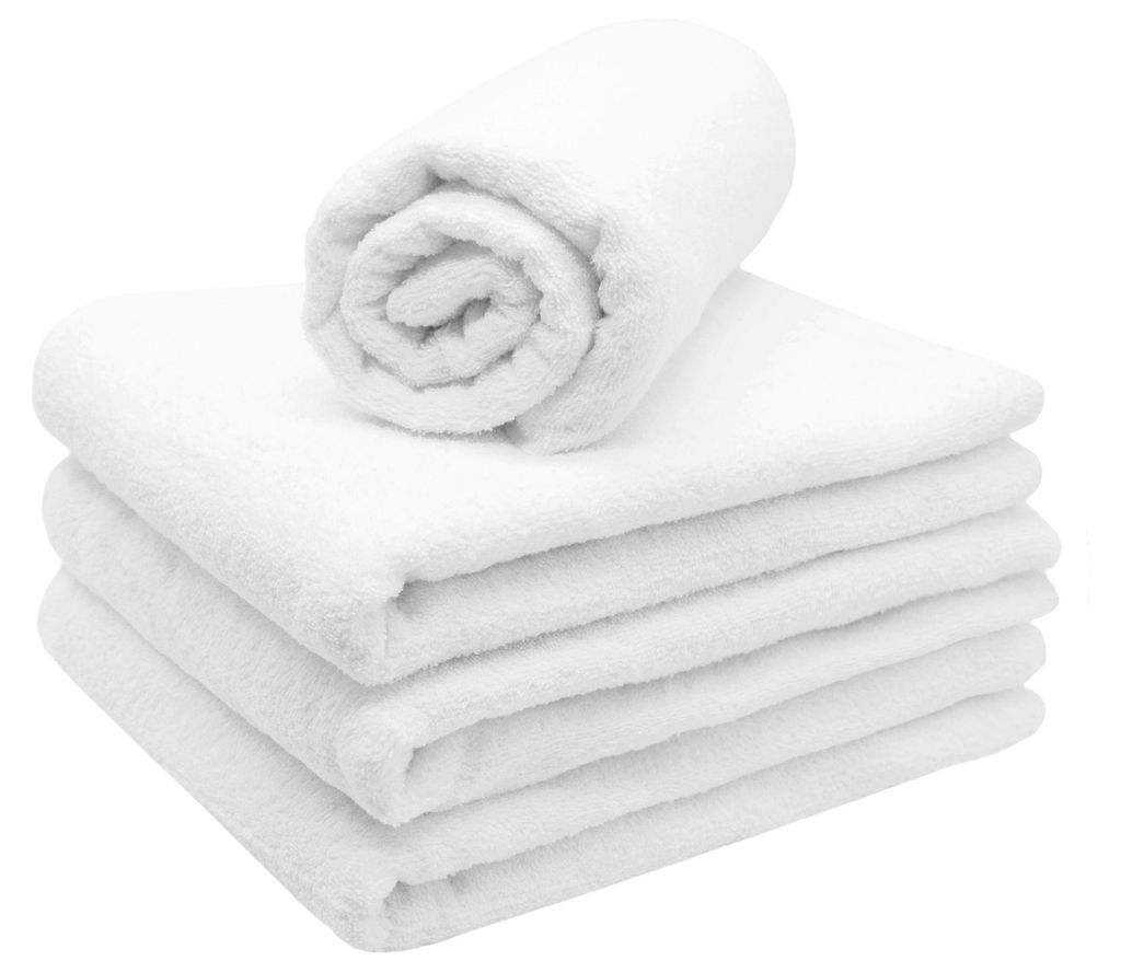 4er Set Saunatücher, 70x180 cm, 80% Baumwolle und 20% Produktbild 