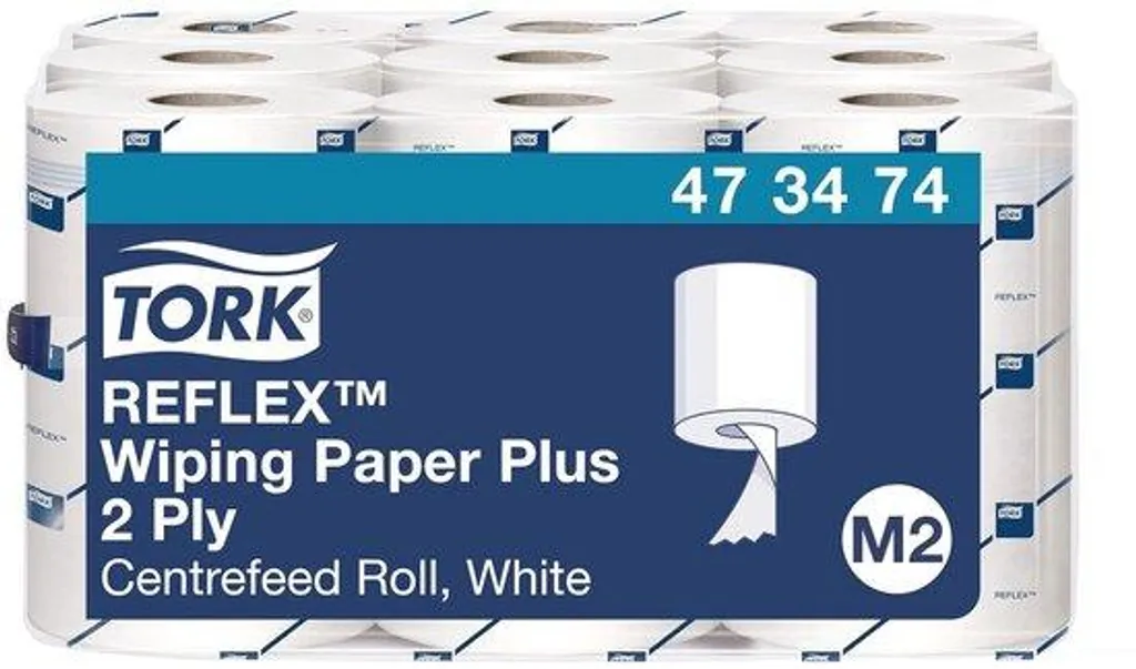 Bobine papier blanc dévidage central pour cuisine et atelier 200 f.