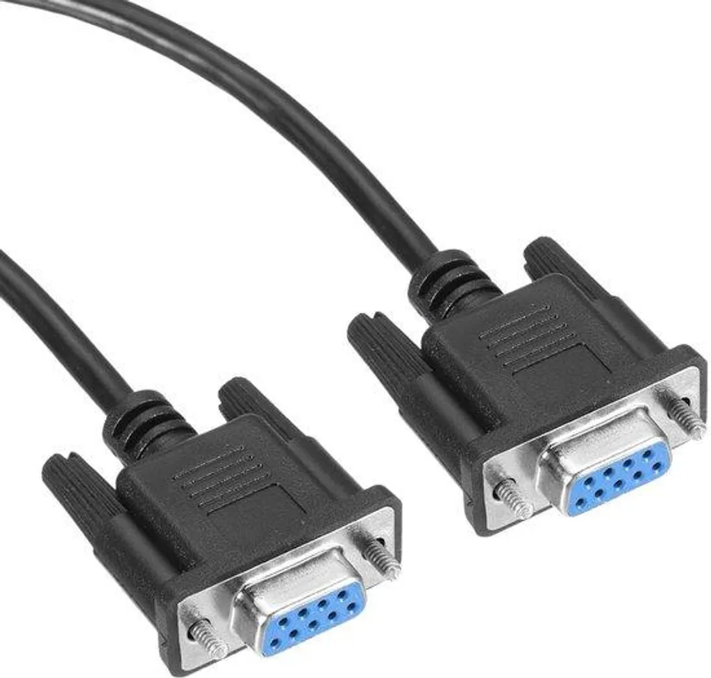Câble Série Zéro-Modem 48cm - Résout les Conflits de Liaison 2/3