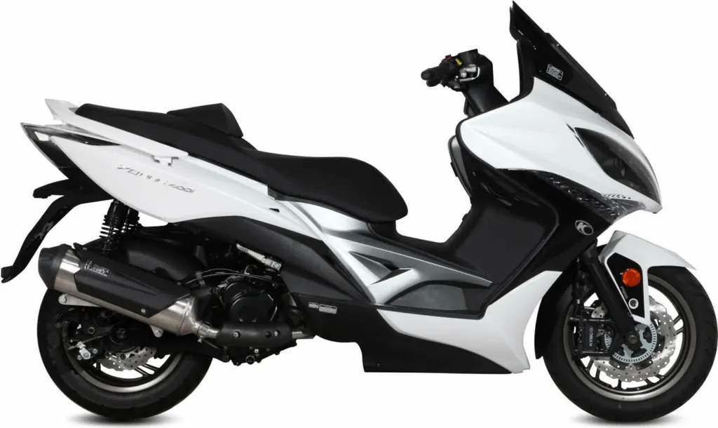 Échappement Mivv Urban Inox : Idéal pour Kymco Xciting 400 2013-2016