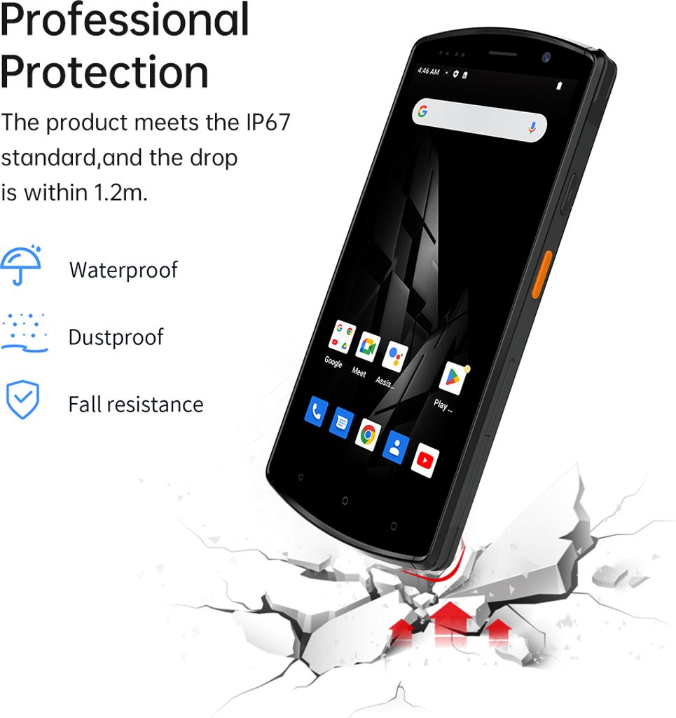 K57 Barcodescanner PDA Android12, 1D/2D/QR-Code Produktbild 11