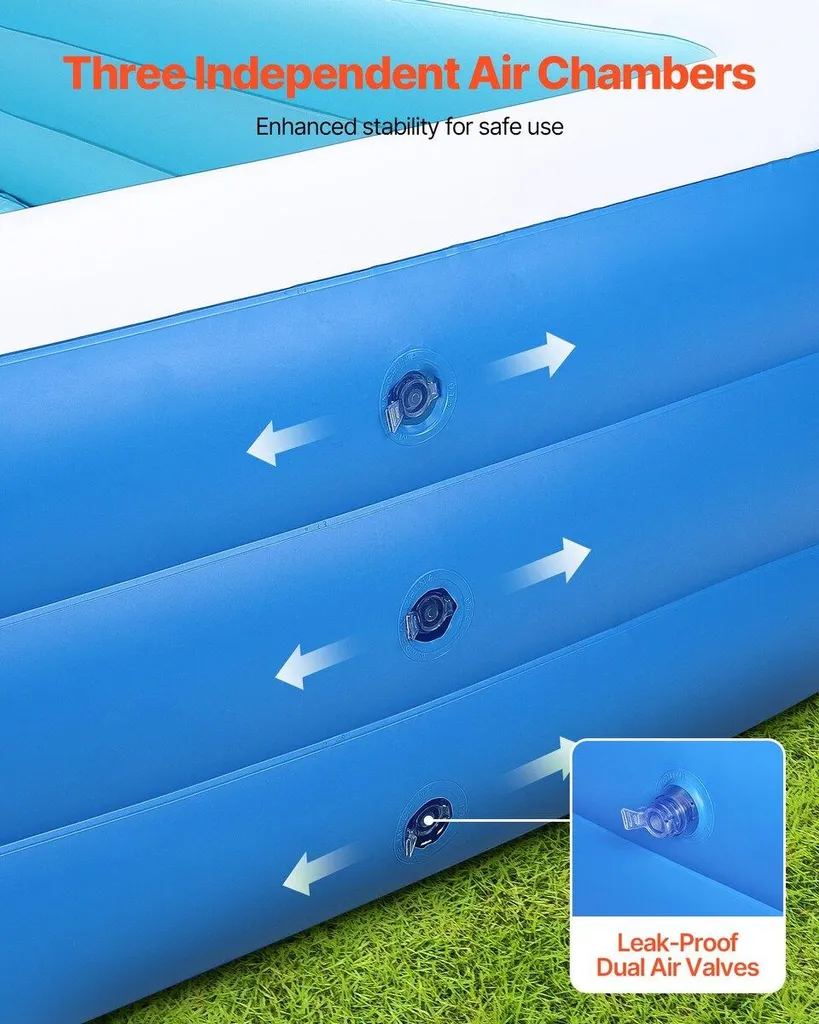 Piscine gonflable triple couche résistante de 3 mètres de long - 4