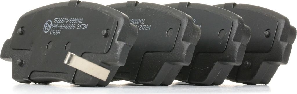 RIDEX Bremsbeläge Satz Hinten für HYUNDAI SANTA FÉ II (CM) 402B0494