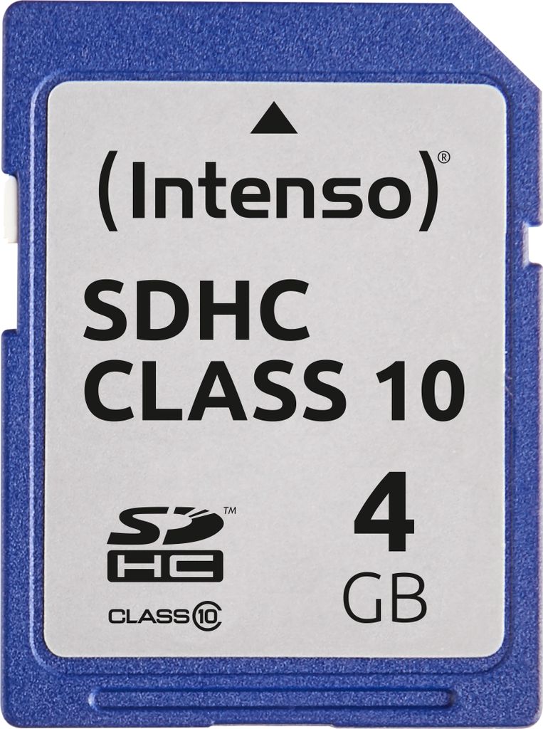 Intenso 4 GB SDHC Karte Class 10 Produktbild 