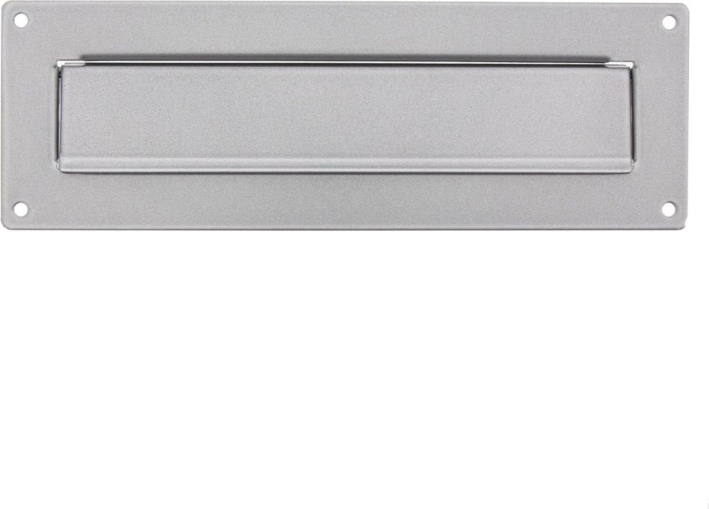 Modernes Beschriftungspanel für die Haustür - Aluminium und verzinkter Stahl