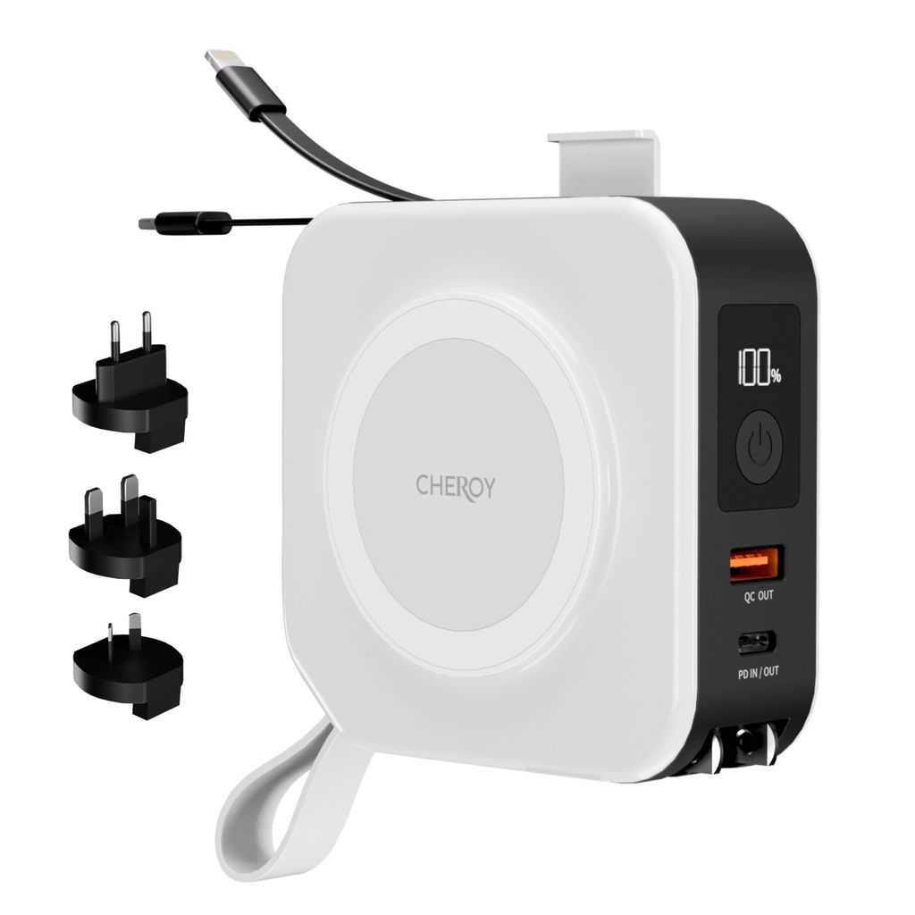CHEROY ChargePack Multi - 5 in 1 Travel Power Bank - Productafbeelding 