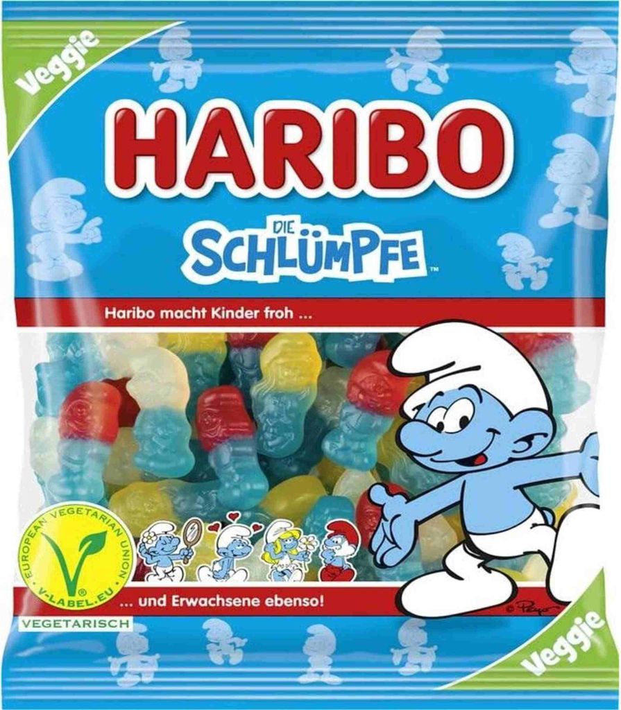 Schlümpfe Gelee-Bohnen 175g - Haribo Produktbild 