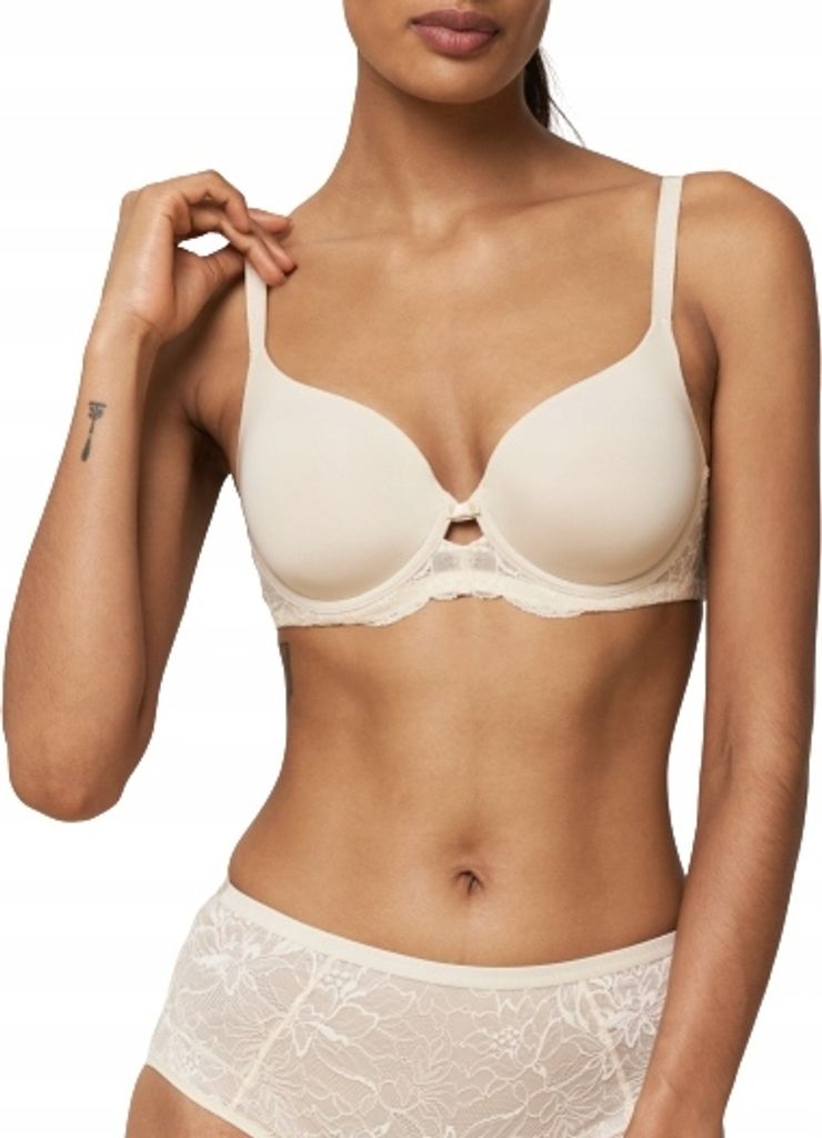 Triumph Amourette Charm, Koszulka, Kremowy, Fiszbina, Wzór, Zdjęcie produktu 